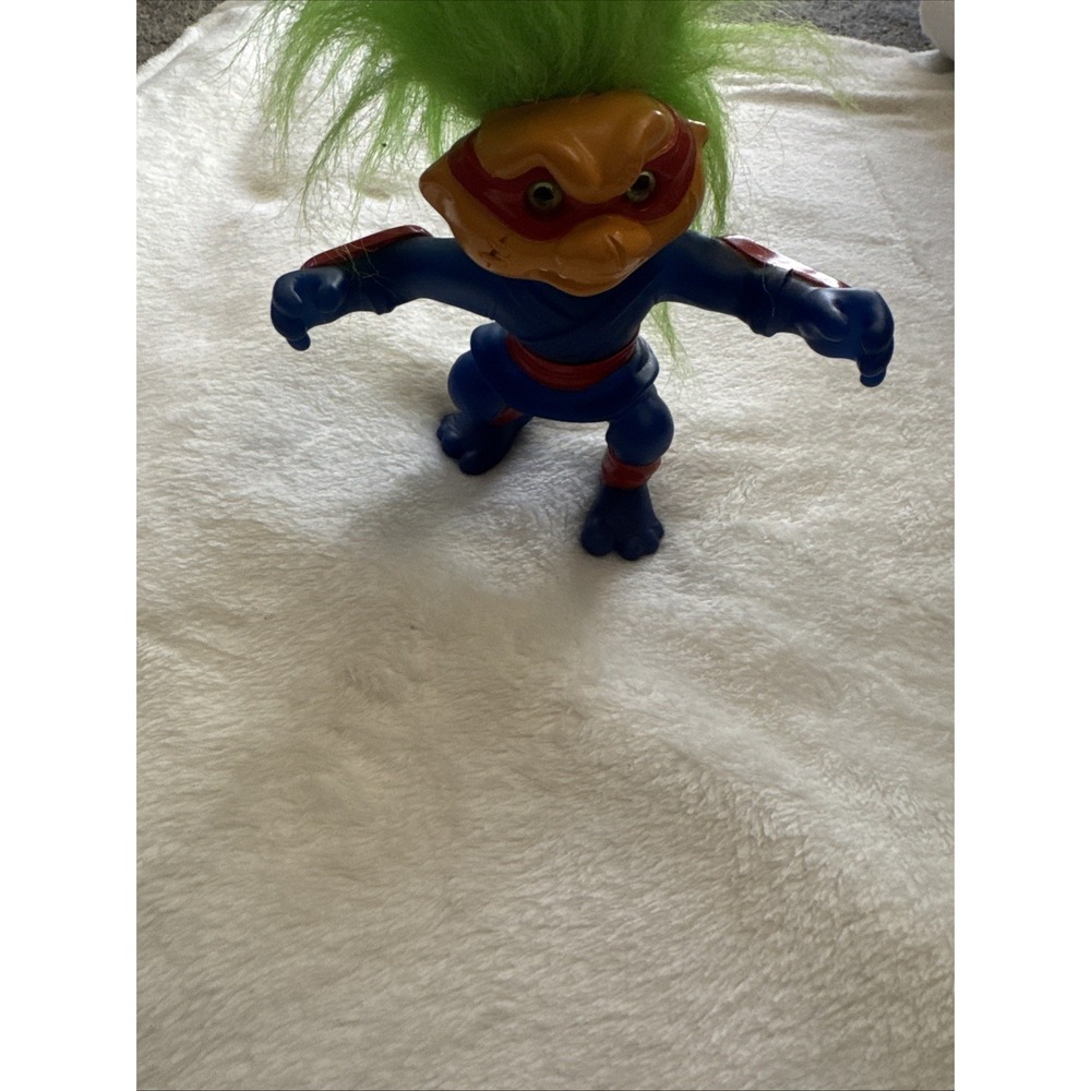 Vintage Battle Trolls Nunchuck Ninja Troll Action Figure‎ 1992 Hasbro